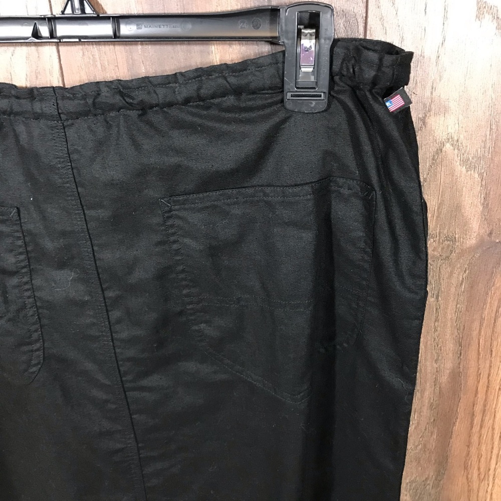 Polo by Ralph Lauren black linen skirt - Picture 3 of 5